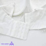 ست شورت وسوتین زنانه اسفنجی تمام کاپ زیر بلند سفید | لباس گاردن